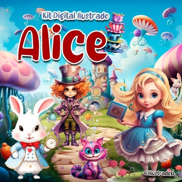 Alice - Kit Digital (Ilustradeb) - Imagem 1