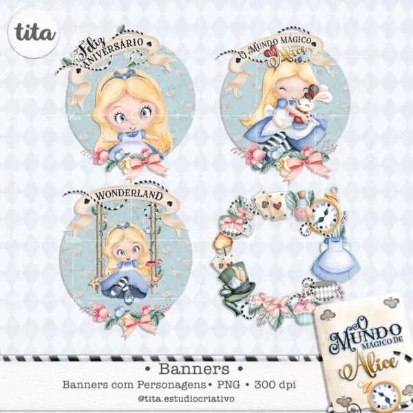 Conto de Fadas - Combo Alice 01 (Mundo Mágico) - Imagem 11