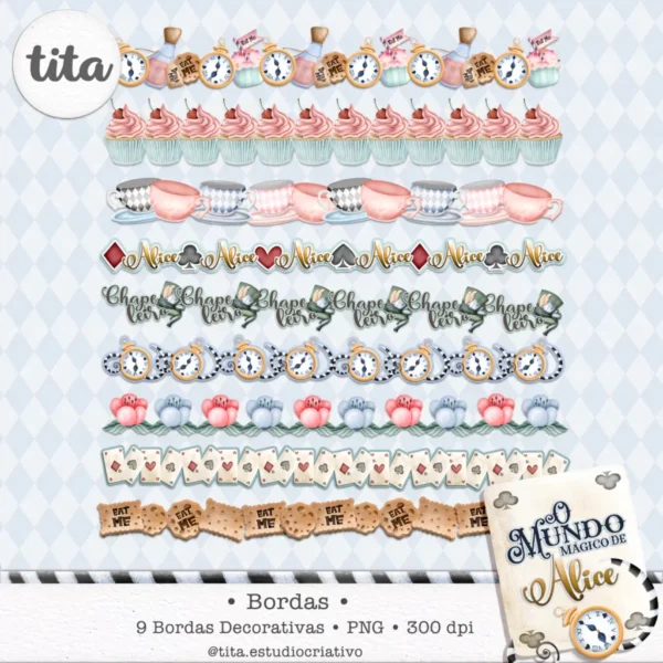 Conto de Fadas - Combo Alice 01 (Mundo Mágico) - Imagem 5