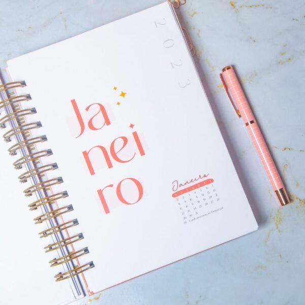 Combo Planner 2023 + Permanente Não Datado A5 – Amarantto - Imagem 11