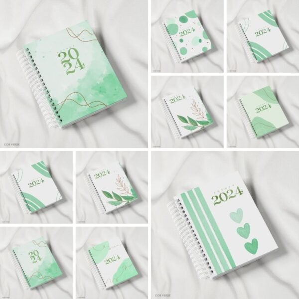 Super Combo Agendas 2024 + Permanentes | A5 + A6 + Capas | 140 miolos - Imagem 3