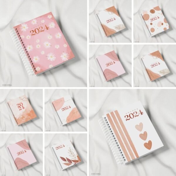 Super Combo Agendas 2024 + Permanentes | A5 + A6 + Capas | 140 miolos - Imagem 5