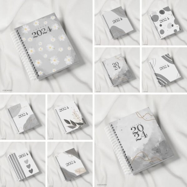 Super Combo Agendas 2024 + Permanentes | A5 + A6 + Capas | 140 miolos - Imagem 6