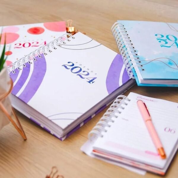 Super Combo Agendas 2024 + Permanentes | A5 + A6 + Capas | 140 miolos - Imagem 1