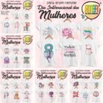 Estampas Camisas Dia Internacional da Mulher