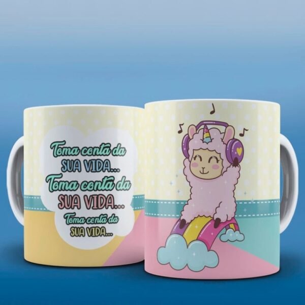Estampas Canecas Lhama Releitura - Imagem 12