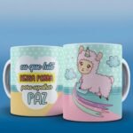 Estampas Canecas Lhama Releitura - Imagem 3