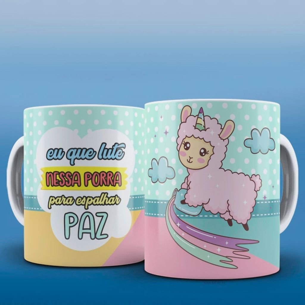Ana-Melim-Caneca-lhama-3-1.jpg Estampas Canecas Lhama Releitura - Imagem 3