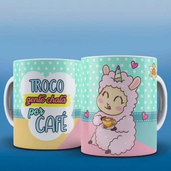 Estampas Canecas Lhama Releitura - Imagem 9