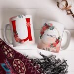 Combo Alfabeto Vermelho Floral - Canecas - Imagem 10