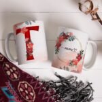 Combo Alfabeto Vermelho Floral - Canecas - Imagem 11
