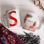 Combo Alfabeto Vermelho Floral - Canecas - Imagem 12