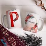 Combo Alfabeto Vermelho Floral - Canecas - Imagem 15
