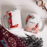 Combo Alfabeto Vermelho Floral - Canecas - Imagem 19
