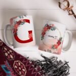 Combo Alfabeto Vermelho Floral - Canecas - Imagem 21