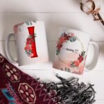 Combo Alfabeto Vermelho Floral - Canecas - Imagem 22