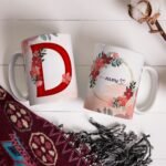 Combo Alfabeto Vermelho Floral - Canecas - Imagem 23