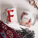 Combo Alfabeto Vermelho Floral - Canecas - Imagem 24