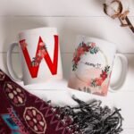 Combo Alfabeto Vermelho Floral - Canecas - Imagem 4