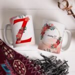 Combo Alfabeto Vermelho Floral - Canecas - Imagem 5