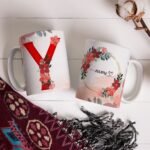 Combo Alfabeto Vermelho Floral - Canecas - Imagem 6