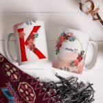Combo Alfabeto Vermelho Floral - Canecas - Imagem 8