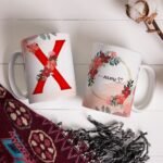 Combo Alfabeto Vermelho Floral - Canecas - Imagem 9