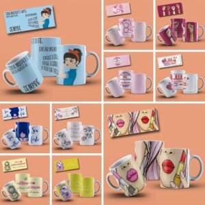 Estampas Canecas Mulher Forte