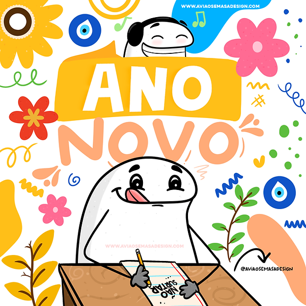 Ano-Novo-Aviao-Sem-Asa-Design Kit Digital - Ano Novo Boas Energias 2024 (Avião sem Asa) - Imagem 1