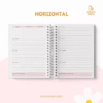 Planner Não Datado – Vertical e Horizontal (Sara) - Imagem 4