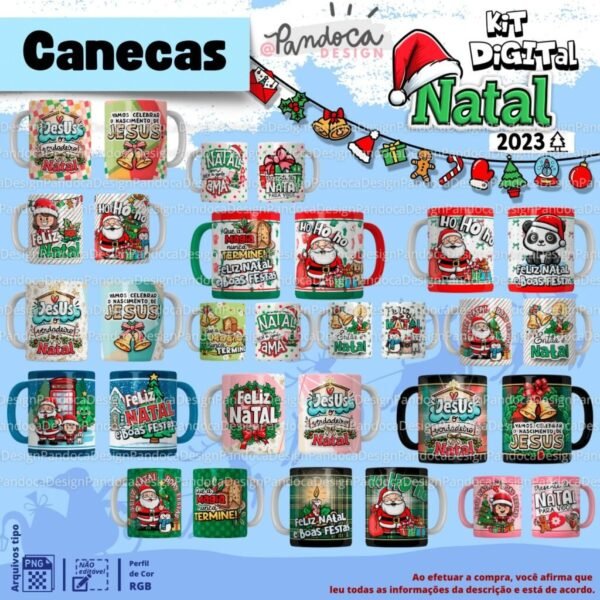 Kit Digital | Canecas | Mimos - Natal 2023 (Pandoca) - Imagem 4