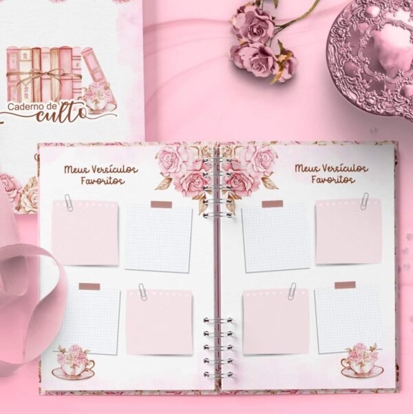 Caderno de Culto CCB Feminino (Bicho Papel) - Imagem 3