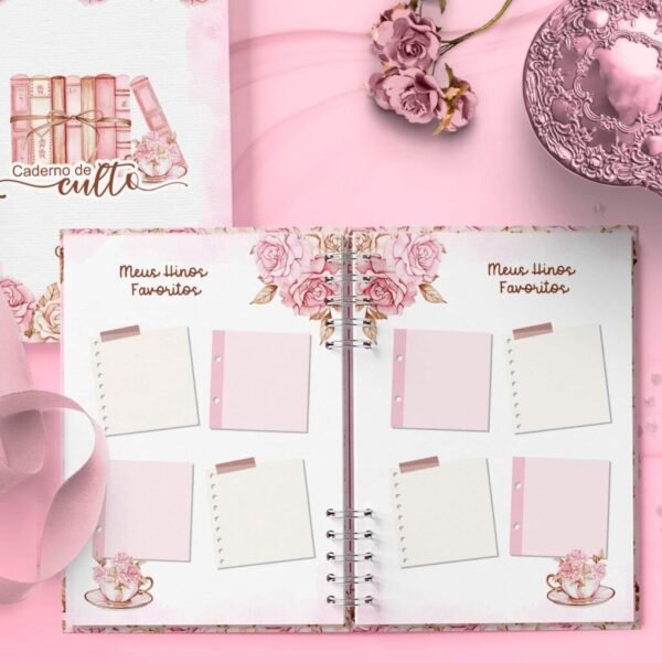 Caderno de Culto CCB Feminino (Bicho Papel) - Imagem 4