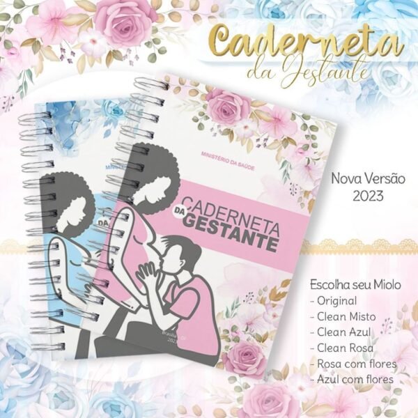 Cadernetas da Gestante - Original, Clean e Floral - Imagem 8