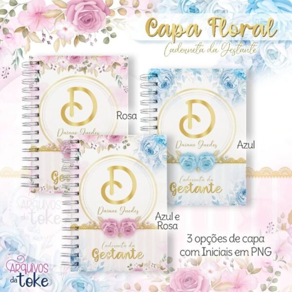 Cadernetas da Gestante - Original, Clean e Floral - Imagem 11