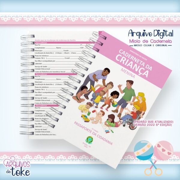 Cadernetas da Criança Original, Clean +Capas Extras - 5ª Edição - Imagem 11