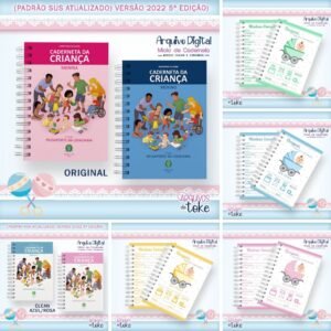 Cadernetas da Criança Original, Clean +Capas Extras - 5ª Edição