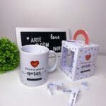 Caixa Maleta +Arte Caneca - 10 Motivos para Te Amar - Namorados - Imagem 2