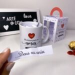 Caixa Maleta +Arte Caneca - 10 Motivos para Te Amar - Namorados - Imagem 4