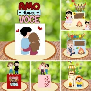 Topos de Bolo Namorados + Festa Junina - Coletiva 2