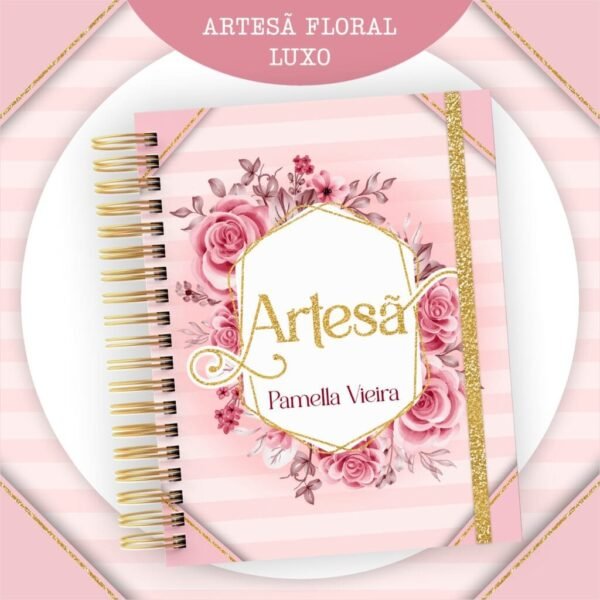 Combo Artesã Floral Luxo - Encadernação (Pamella) - Imagem 4