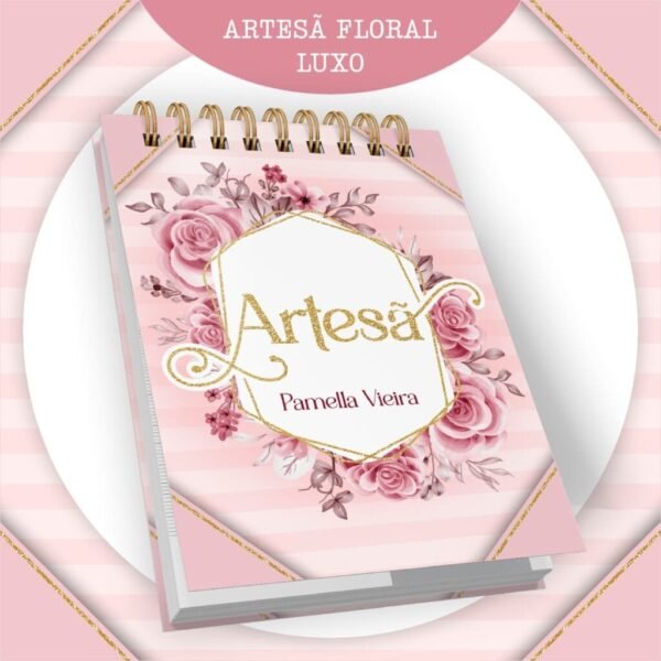 Combo Artesã Floral Luxo - Encadernação (Pamella) - Imagem 6