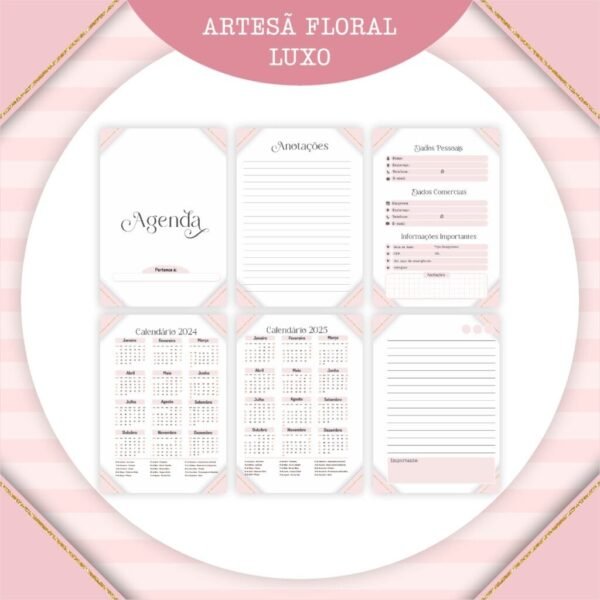 Combo Artesã Floral Luxo - Encadernação (Pamella) - Imagem 9