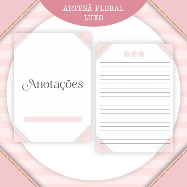 Combo Artesã Floral Luxo - Encadernação (Pamella) - Imagem 10