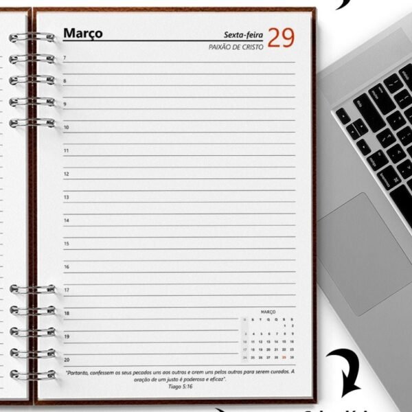 Super Combo 9 Agendas 2024 e Permanente Masculina com 5 Modelos de Capa - Imagem 6