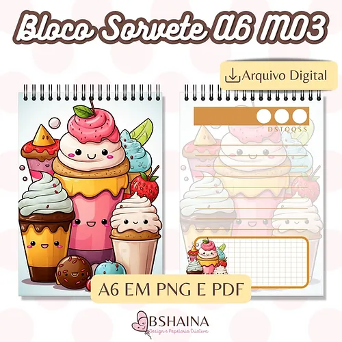 Bloco-Sorvete-A6-M03-1.webp Miolo Blocos de Notas Sorvete - Imagem 2