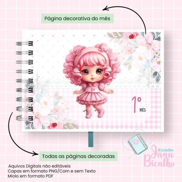 4 Kits Maternidade – Moana | Boneca | Patrulha Canina - Imagem 7