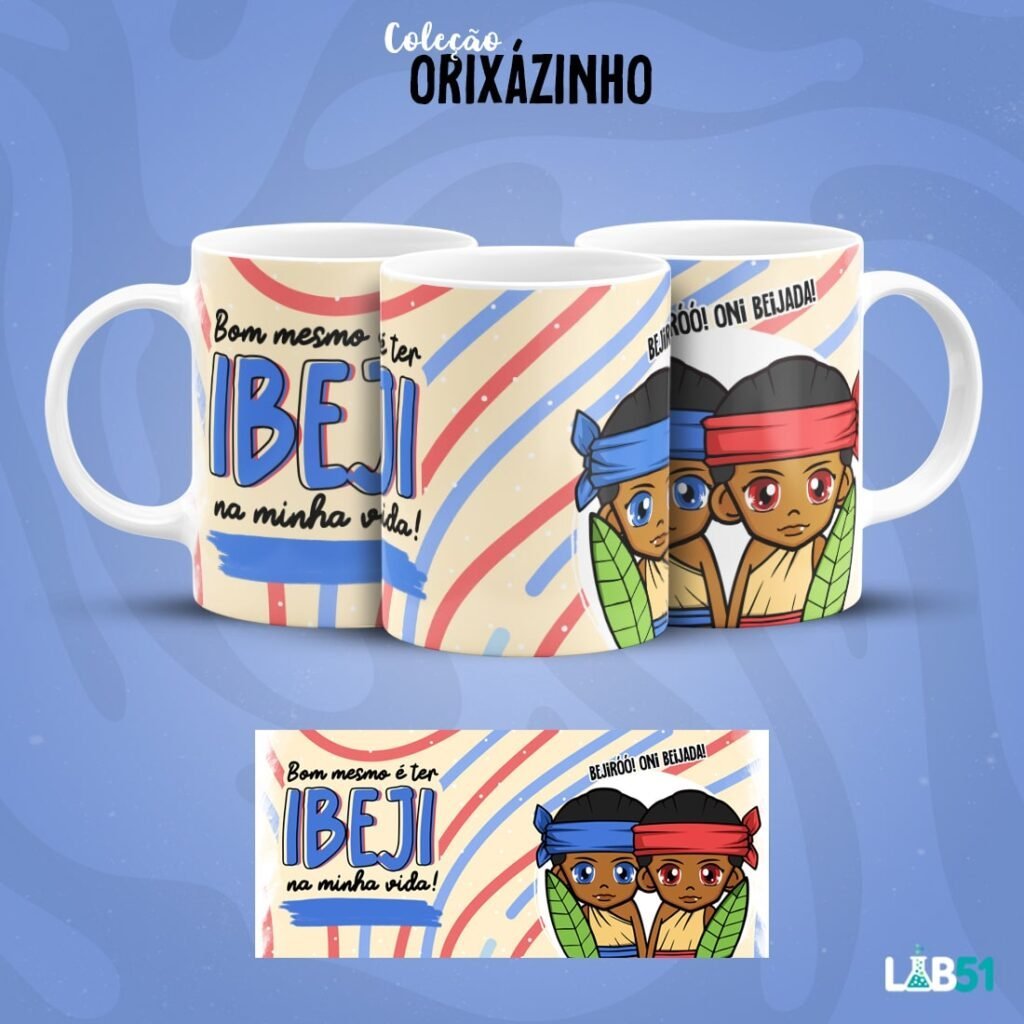 Branca-Ibeji-2-min-scaled-2.jpg Orixazinhos - Estampas Canecas (Lab 51) - Imagem 5