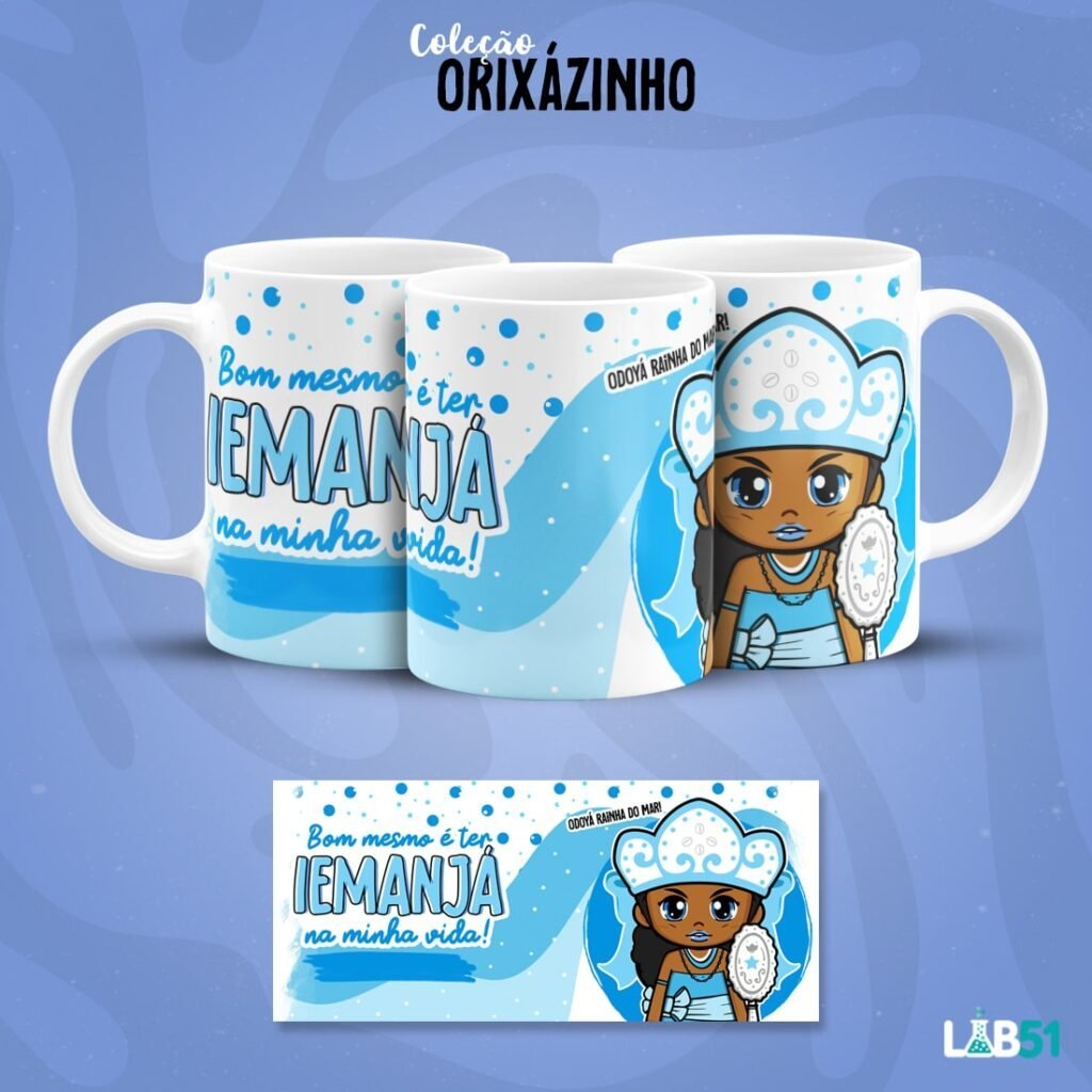 Branca-Iemanja-min-scaled-2.jpg Orixazinhos - Estampas Canecas (Lab 51) - Imagem 6