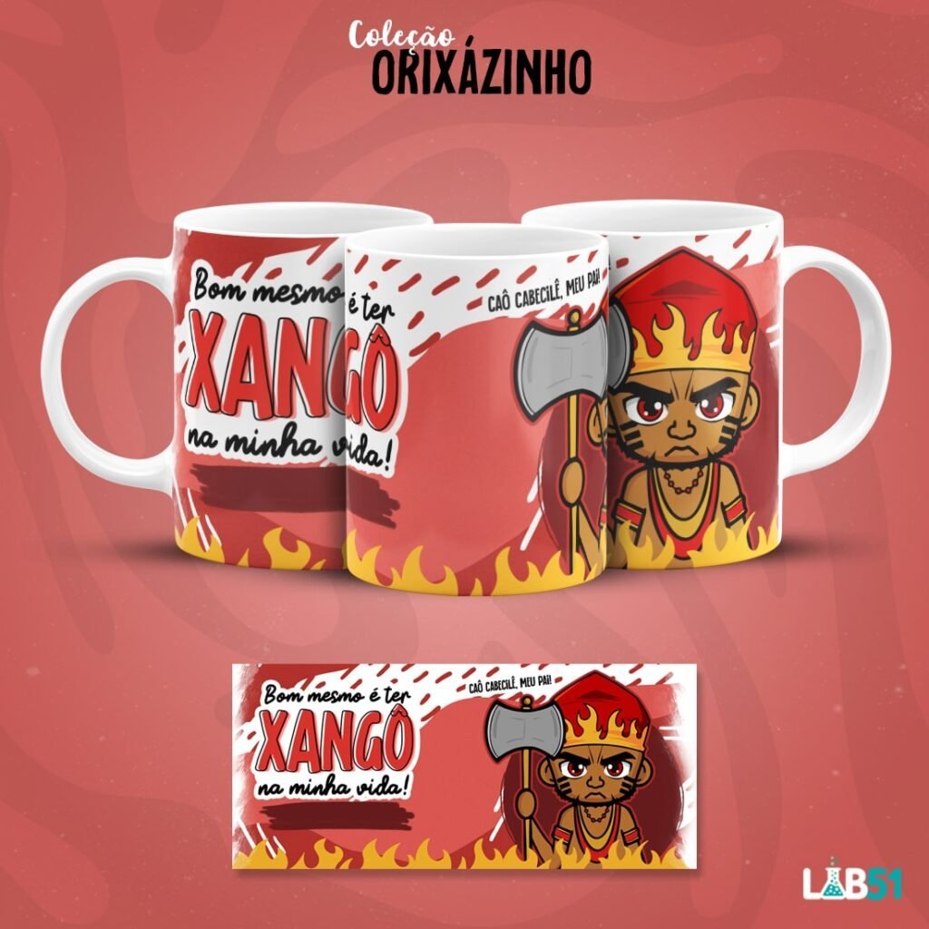 Branca-Xango-min-scaled-2.jpg Orixazinhos - Estampas Canecas (Lab 51) - Imagem 13